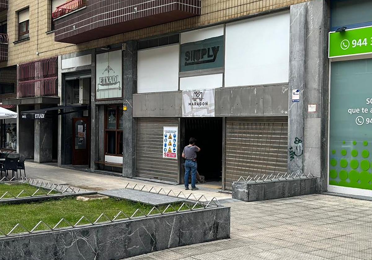 Local donde se están acometiendo las obras.