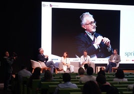 De izquierda a derecha: José Zudaire, Idoia Iturbe, Roger Blanch y Borja Cabezón.