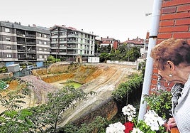 Solar donde antes se asentaba el histórico palacete de Getxo.