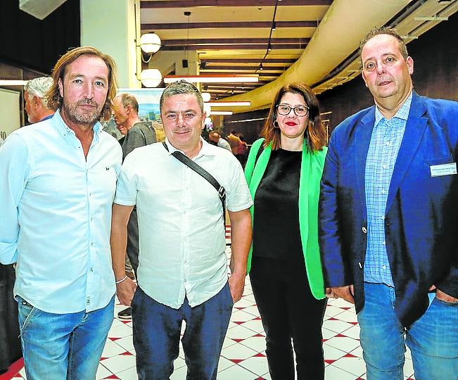 Gorka Amezaga, Eneko Uceta, Iratxe Palma y Aitor Magunagoikoetxea.