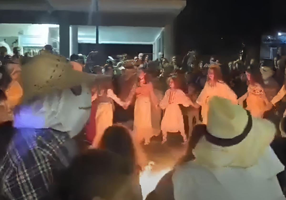 Celebración de la pasada edición de la Gau Baltza en Gorliz.