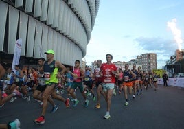 Estos son los cortes de tráfico hoy por la Bilbao Night Marathon