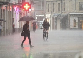 La Dana descarga en Álava intensas lluvias que remitirán el fin de semana