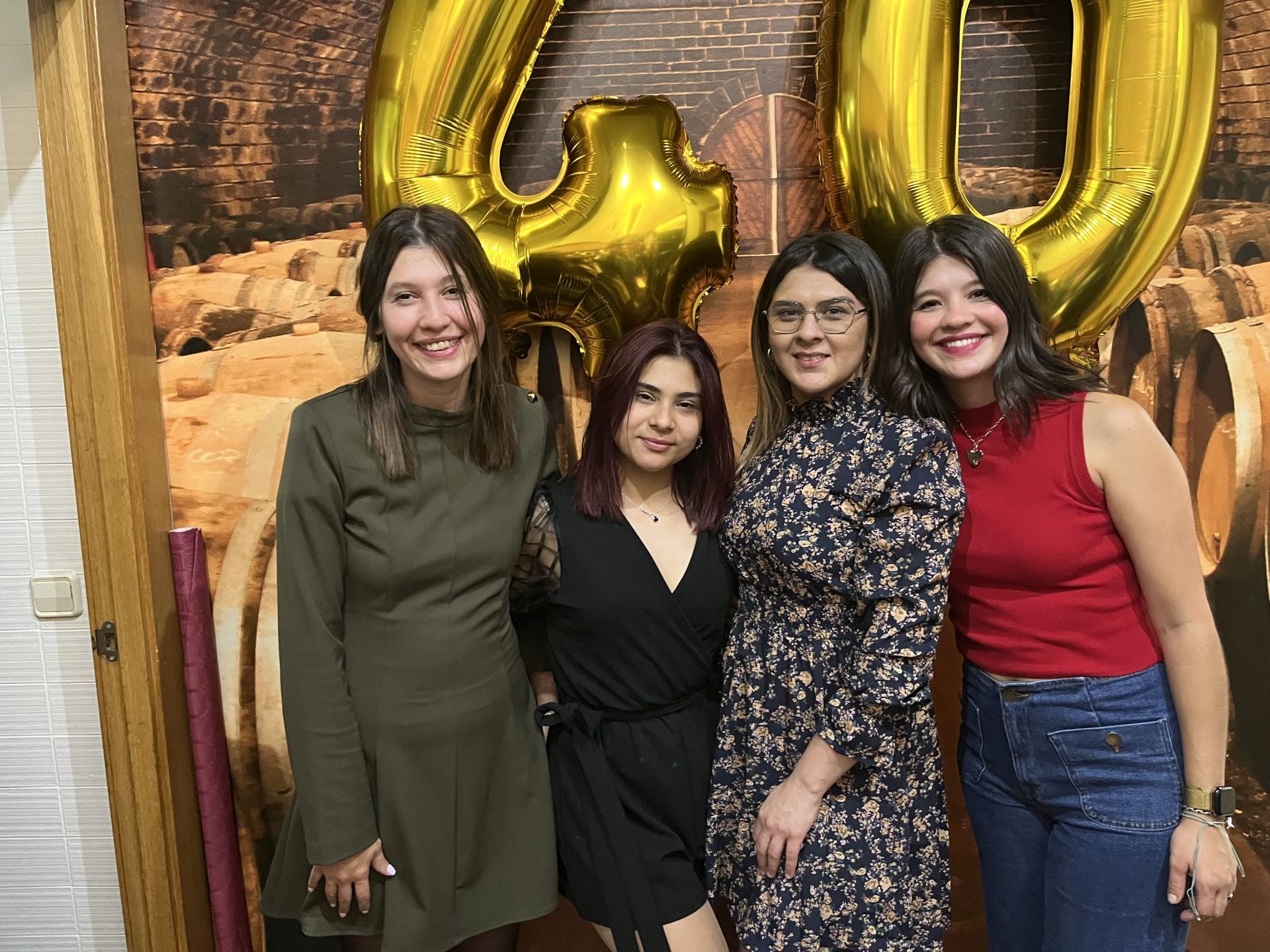 Natalia Retamozo, Dahiana Silvero, Francielli Silvero y Leidy Retamozo.