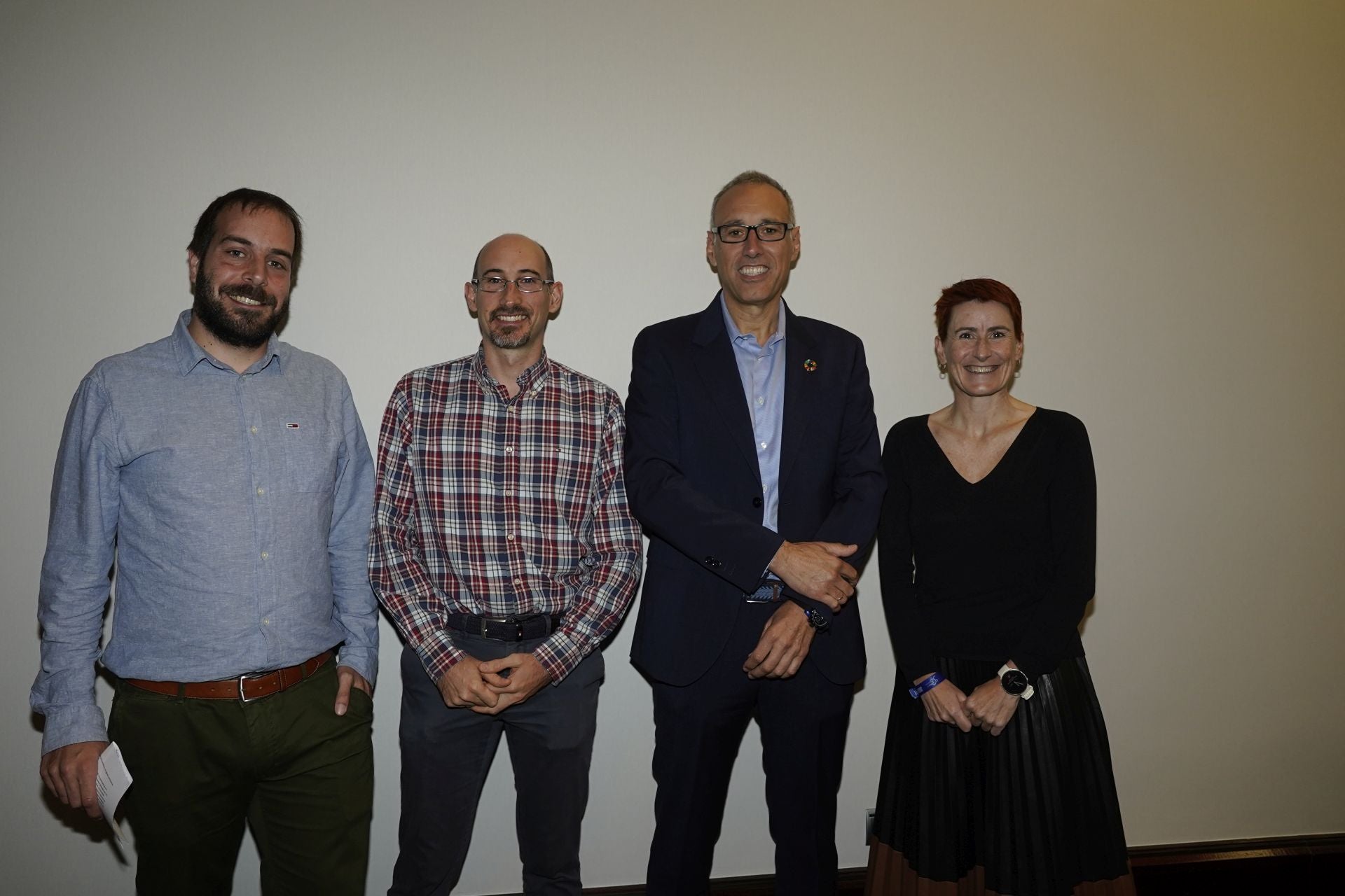 Alberto Díaz, Jokin Basozabal, Ion Kepa Izaguirre y Kristina Apiñániz.