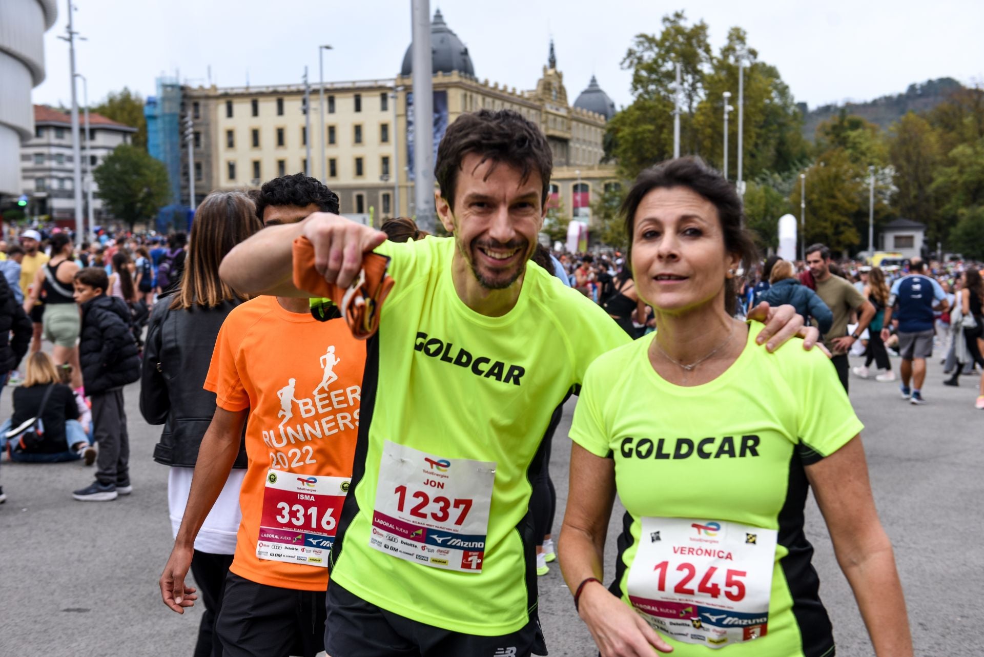 Las mejores imágenes del la Bilbao Night Maraton