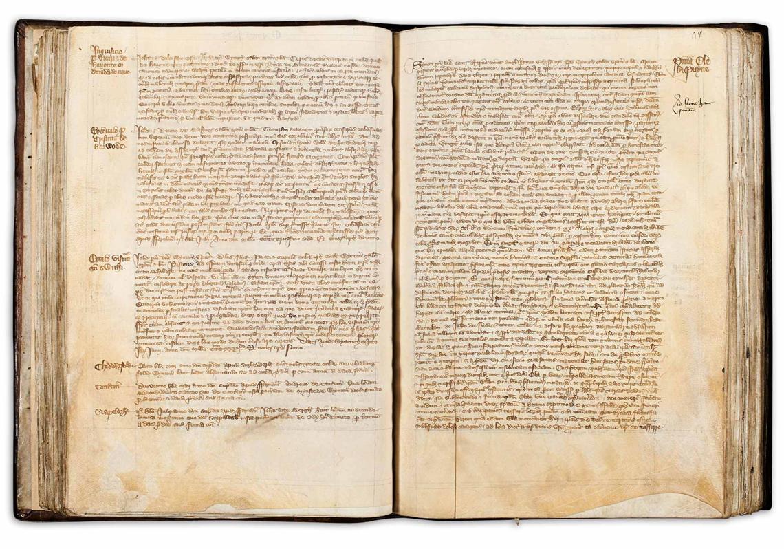 Primera carta que escribe el arzobispo de Canterbury al obispo de Winchester donde se menciona a Forde como uno de los amantes de Ela Fitzpayne.