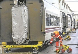 Instalaciones de la planta de Talgo en la localidad alavesa de Rivabellosa.