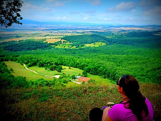 Vistas a la Llanada Alavesa.