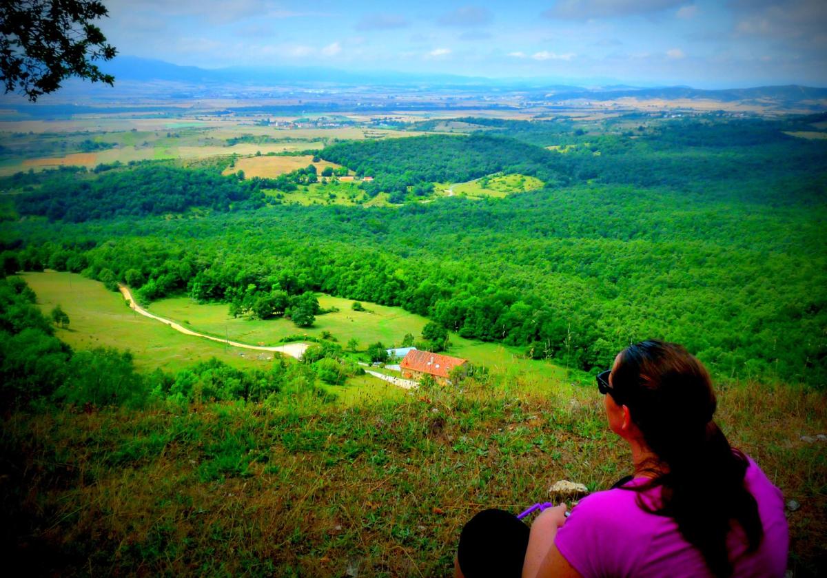 Vistas a la Llanada Alavesa.