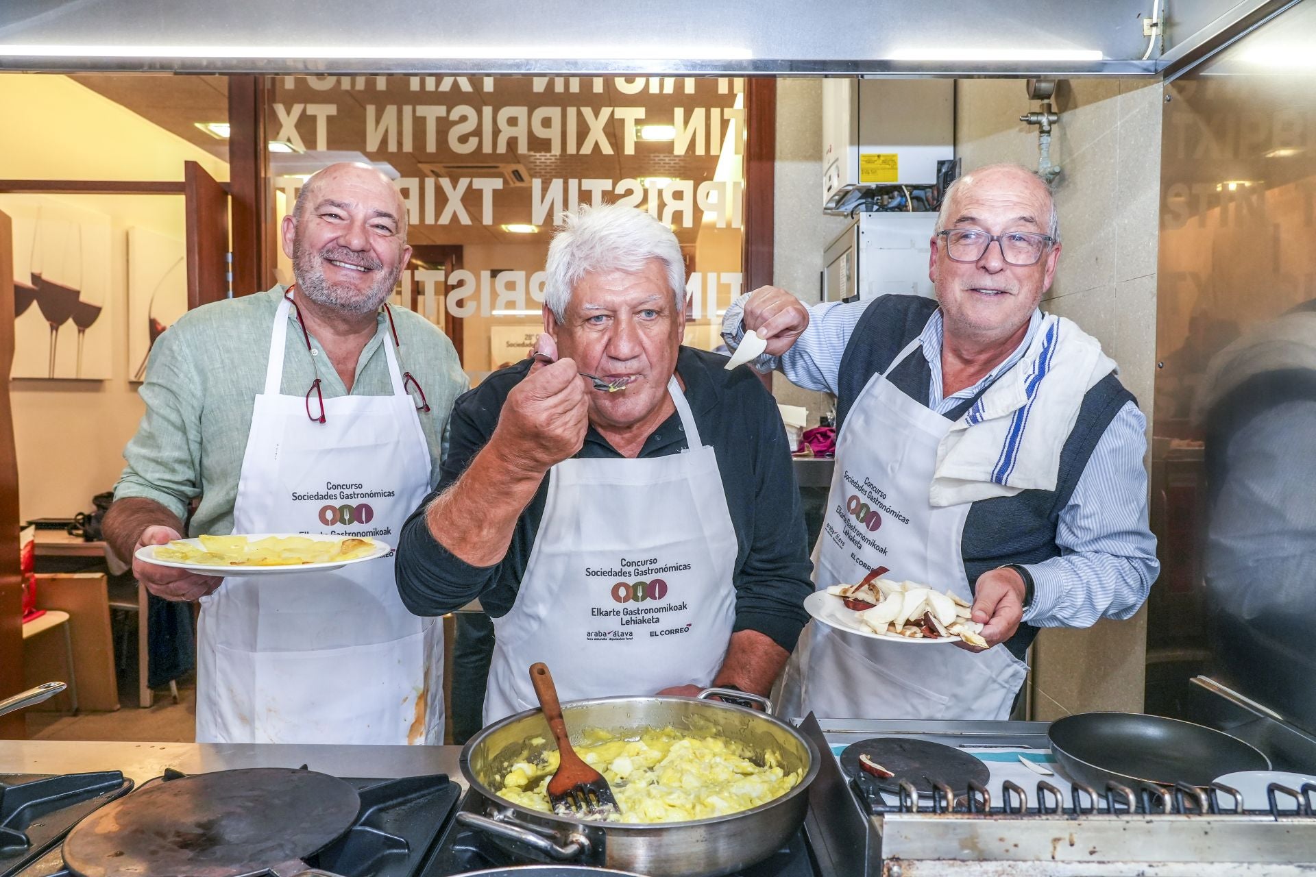 Así fue la cena de Txipristin