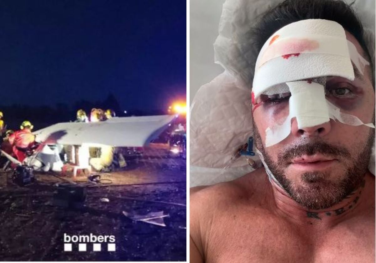 Imagen del accidente.