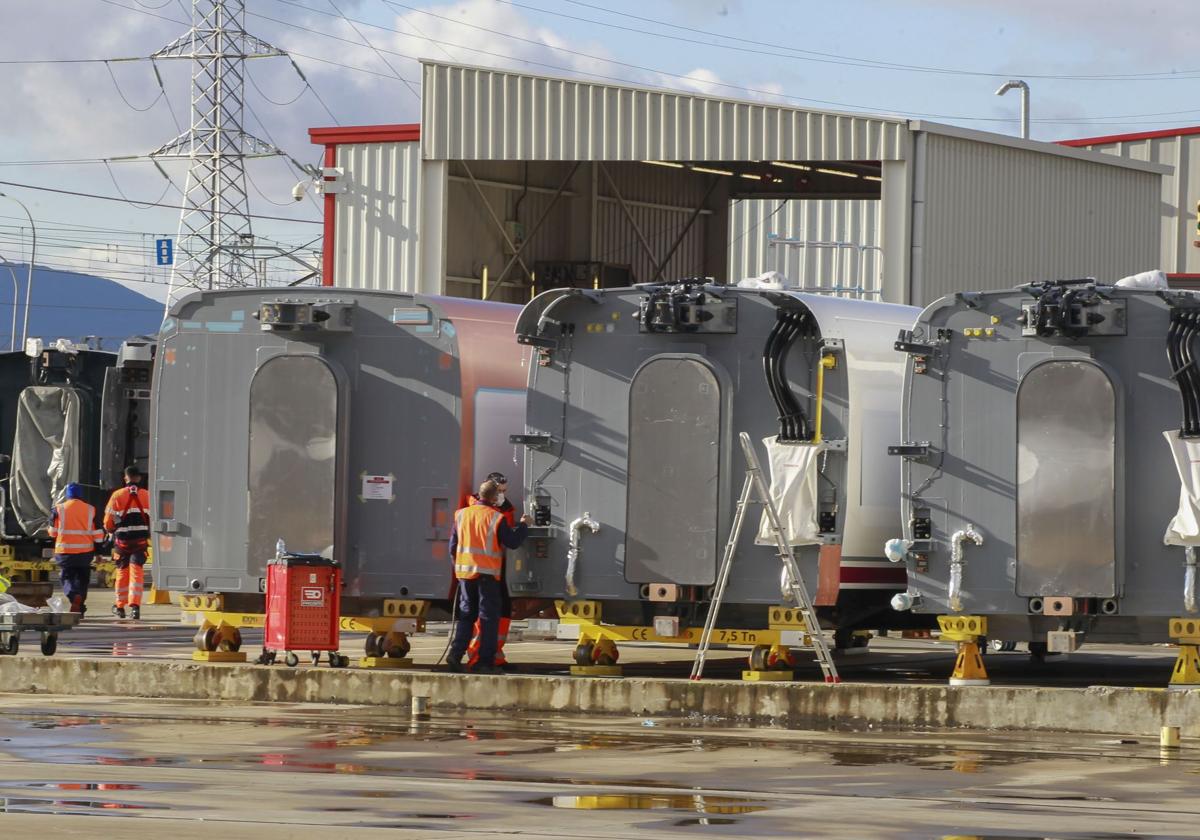 Instalaciones de Talgo en la localidad alavesa de Rivabellosa.