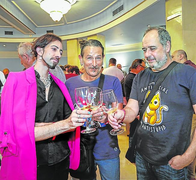 Javier Blanco, Jesús Macías y Santiago Ayala.