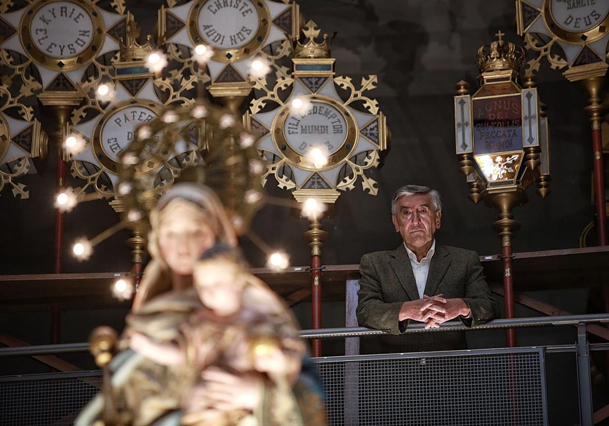 Ricardo Sáez de Heredia pone fin a 25 años como abad de la cofradía de la Virgen Blanca