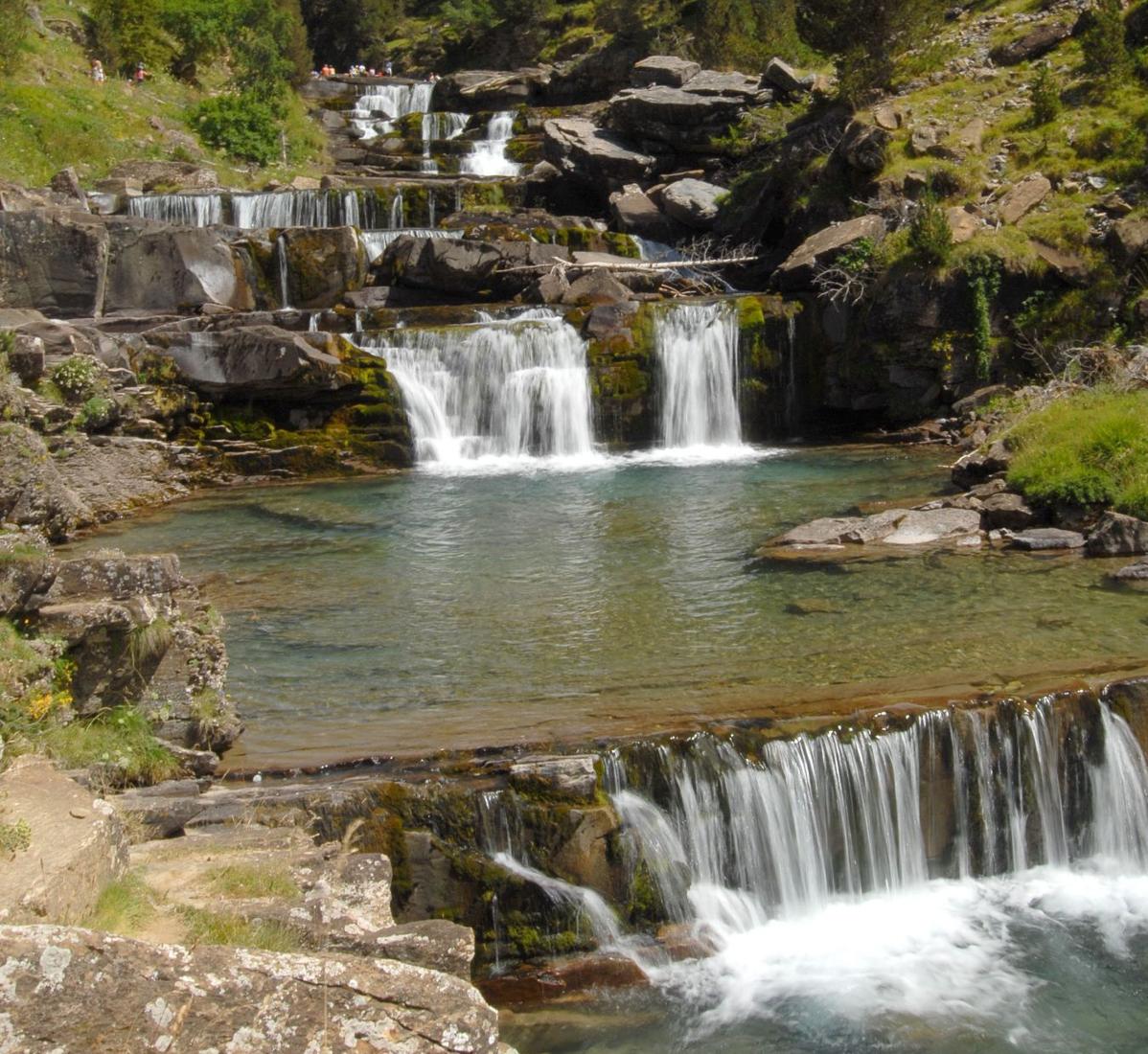 Las gradas de Soaso son uno de los puntos más visitados en Ordesa.