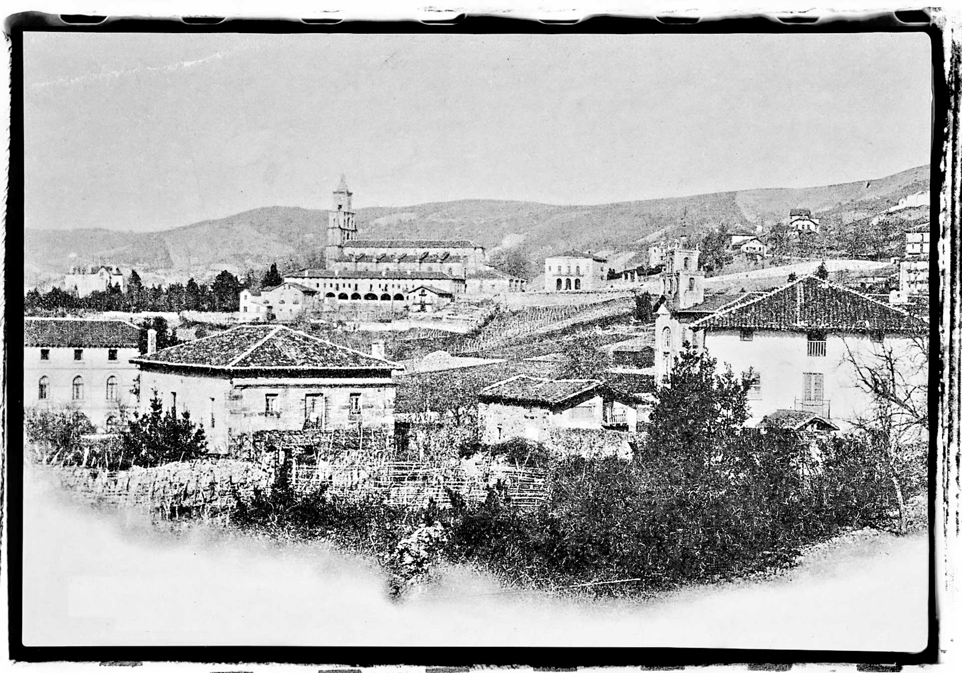 Panorámica de Begoña a principios del siglo XX.