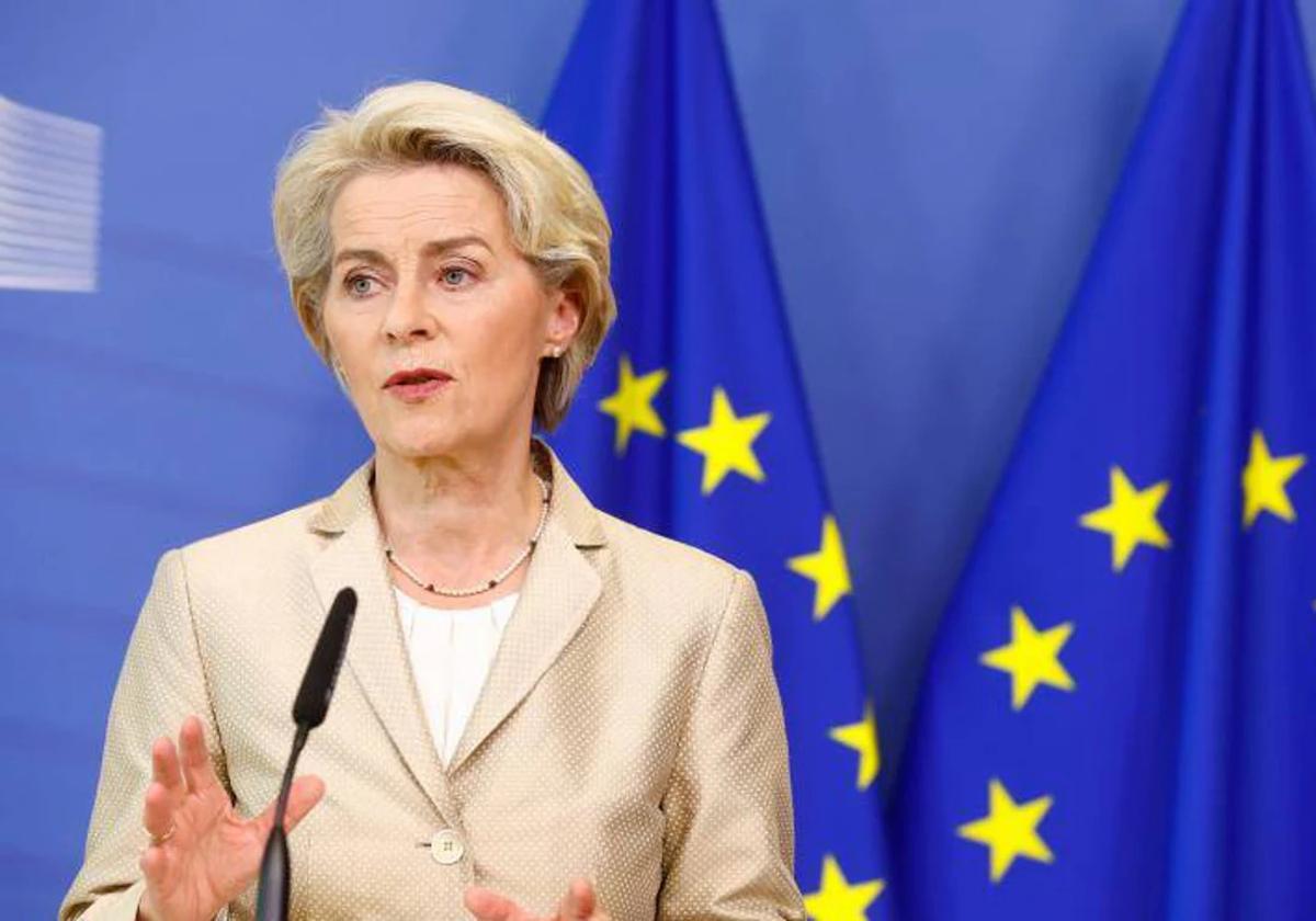 Ursula von der Leyen, presidenta de la Comisión Europea.