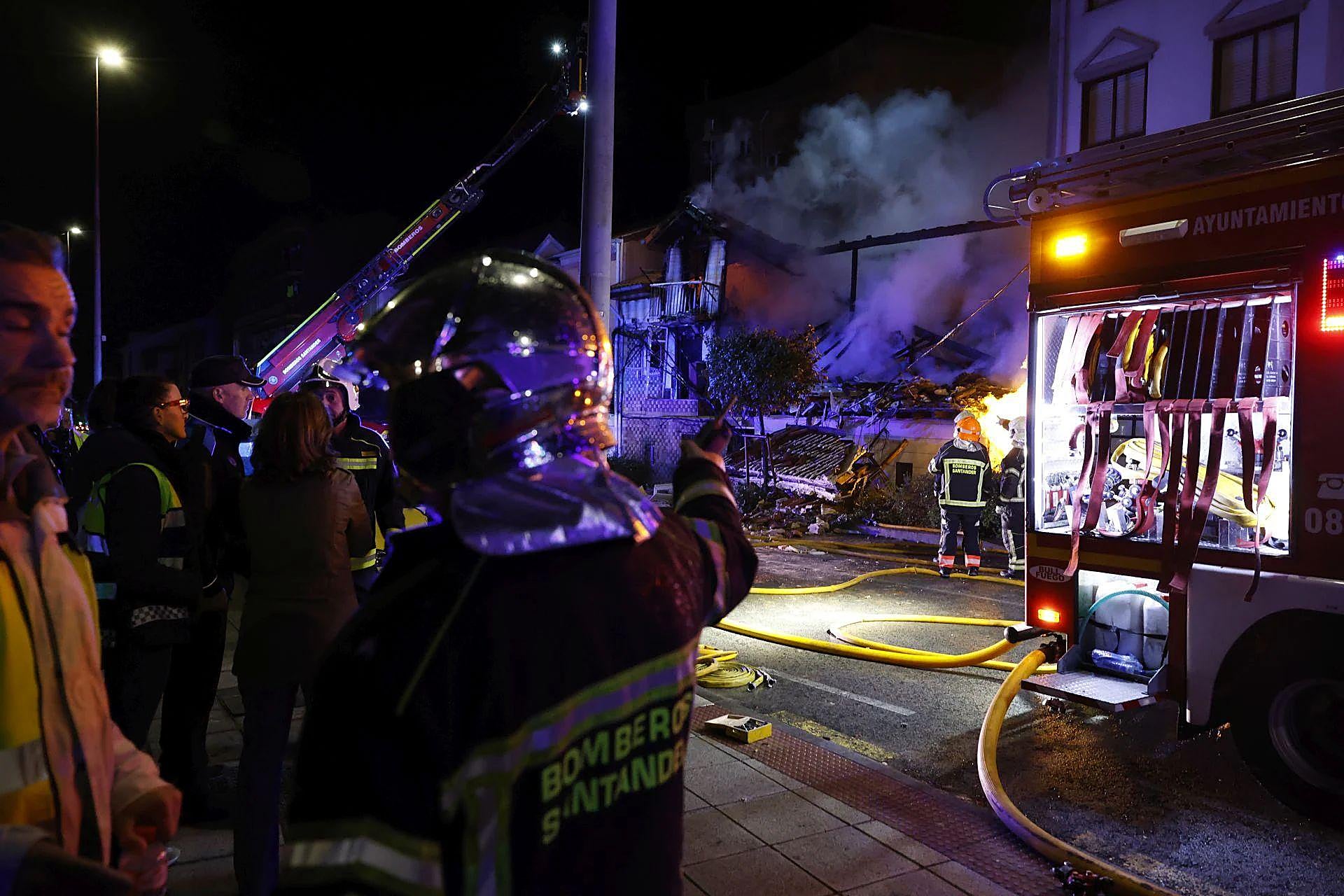 Las imágenes de la explosión y el incendio