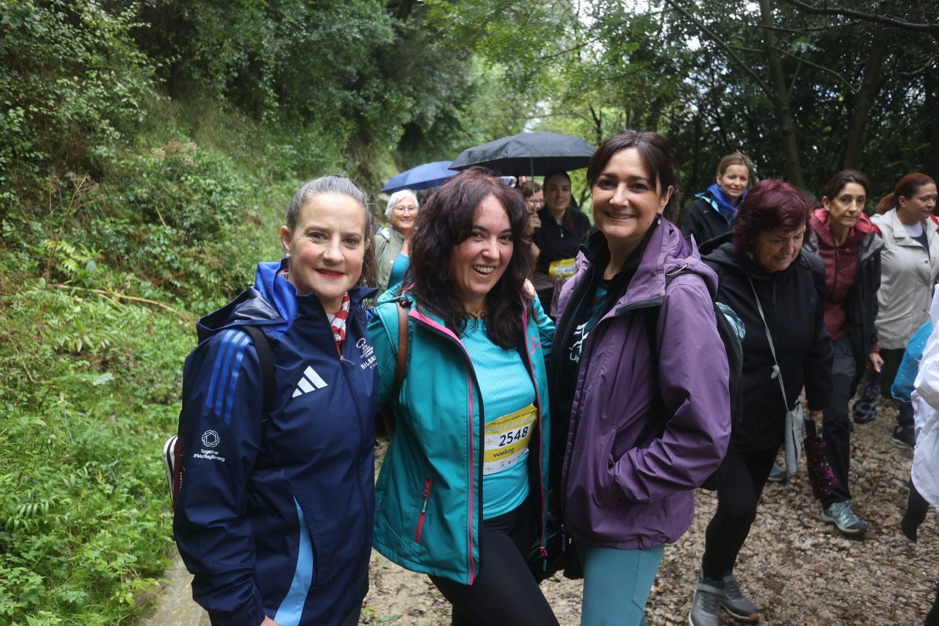 La subida a Artxanda, en imágenes