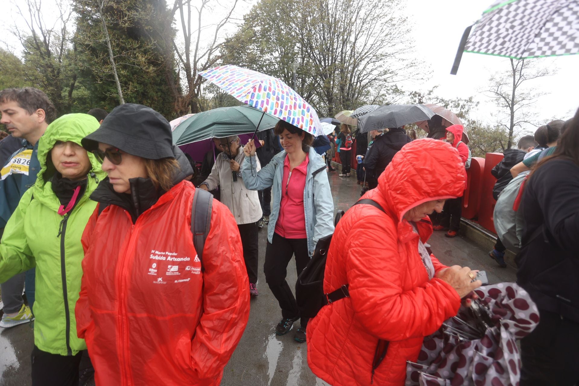 La subida a Artxanda, en imágenes