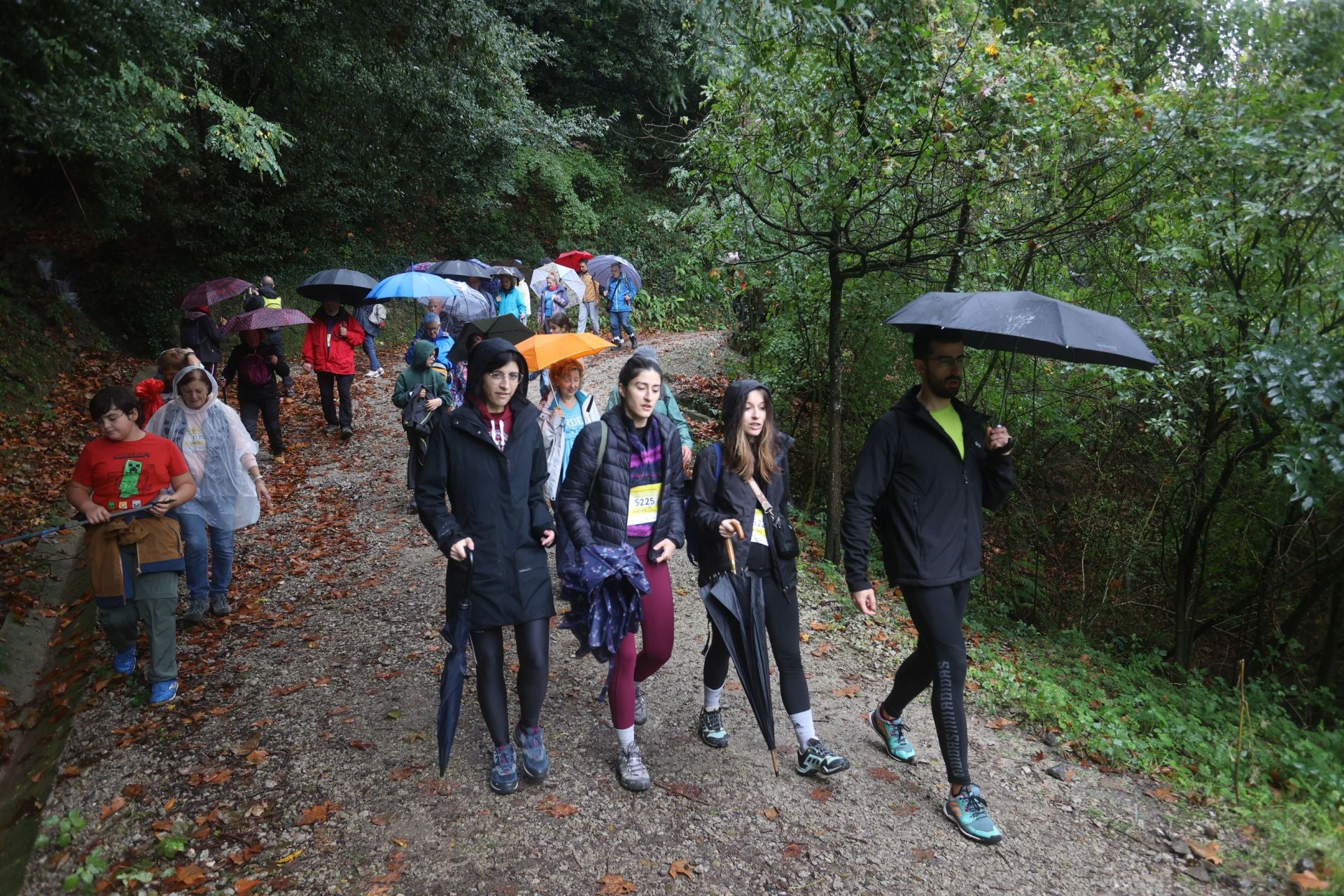 La subida a Artxanda, en imágenes