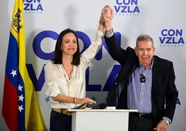 María Corina Machado y Edmundo González Urrutia, ganadores del Premio Sájarov.