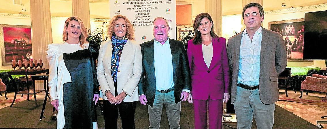 Kateryna Kaminska, Begoña Marañón, Agustín Herranz, Teresa Aguiló y Aletxu Echevarría.