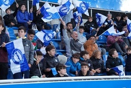 Las banderas ondeando en Mendizorroza.