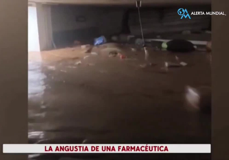 Video de una farmacéutica despidiéndose de su marido.