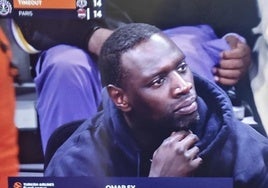 Glamour parisino para ver al Baskonia: Omar Sy, Lilian Thuram…