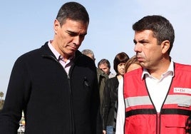 Pedro Sánchez y Carlos Mazón.