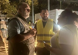 José Andrés junto al chef Luis Valls esta noche en Valencia.