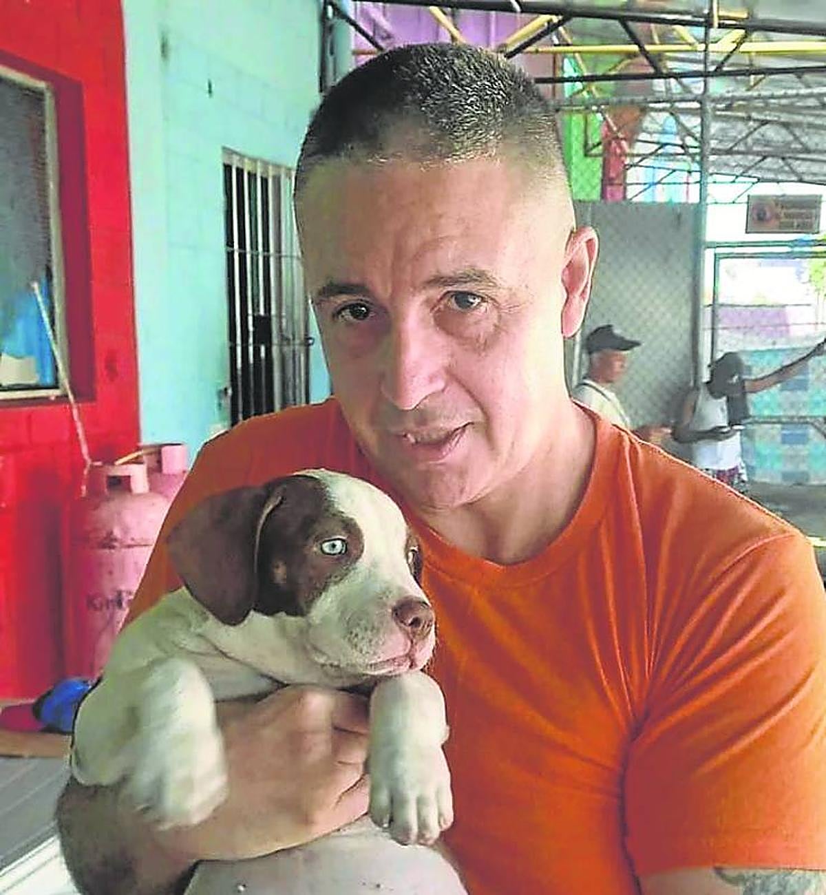 Joseba, en una imagen en el interior de la cárcel de Guayaquil.