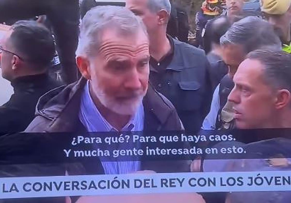 «Supera todo lo imaginable», dice el Rey a los vecinos de Paiporta