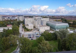 Los hospitales de Txagorritxu, en la imagen, así como el de Santiago están siendo los más afectados por la jubilación de la generación del 'baby boom'