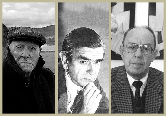 Ramiro Pinilla, Ignacio Aldecoa y José María Mendiola.