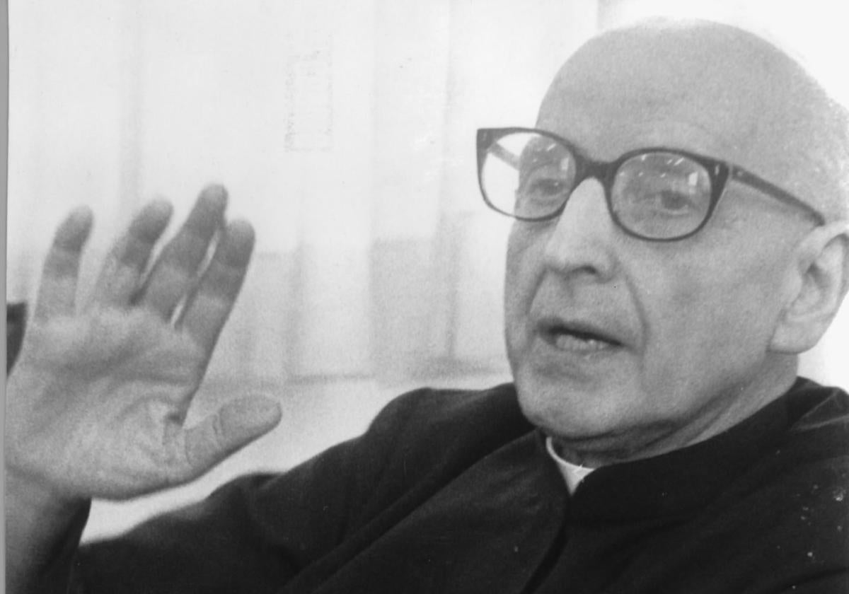 El padre Arrupe, en una imagen de archivo.