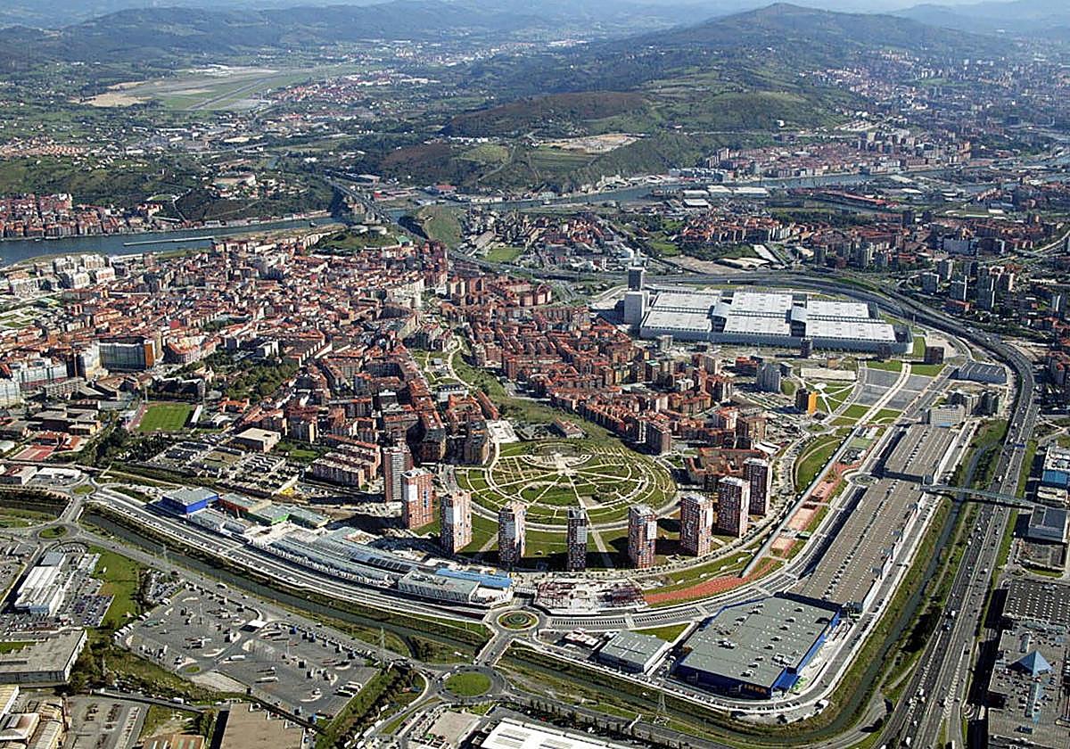 Imagen aérea de Barakaldo, donde se esperan poner en marcha medidas para contener el alquiler.