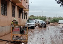 Los bomberos vizcaínos trabajando sobre el terreno.