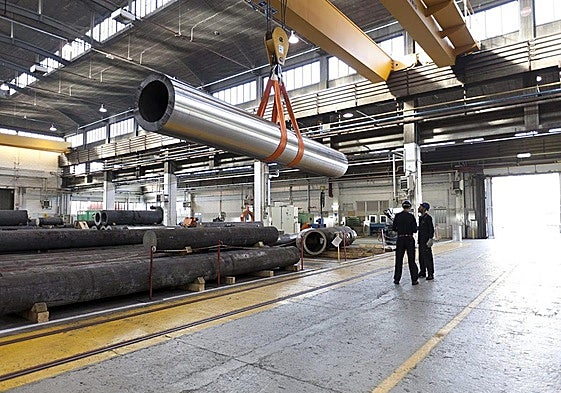 Imagen de una planta industrial de Tubacex.