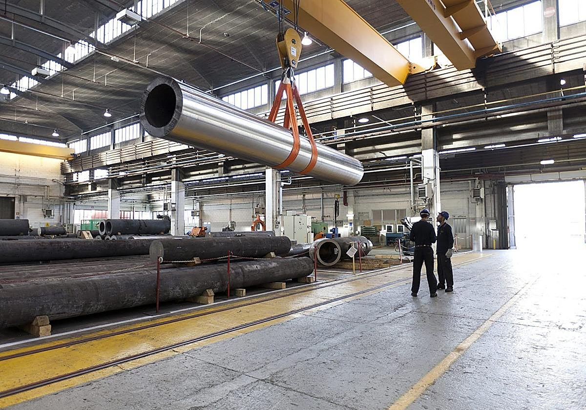 Imagen de una planta industrial de Tubacex.