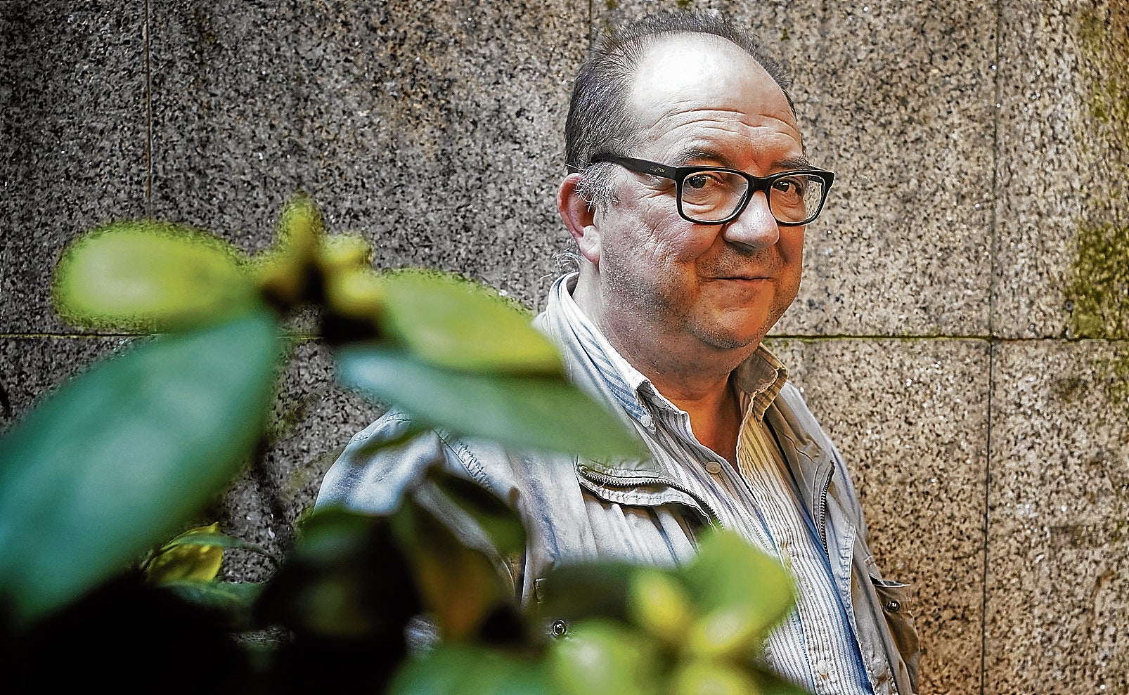 Pedro Ugarte, en el hotel Ercilla, con motivo de la presentación de su libro de cuentos 'Un lugar mejor'.