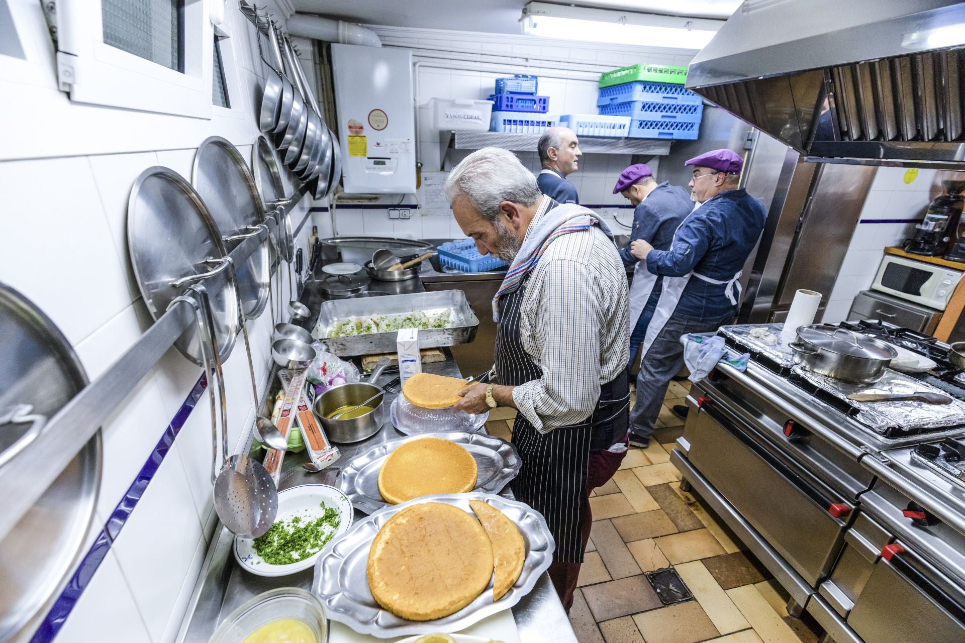 Así fue la cena en Txoritokieta