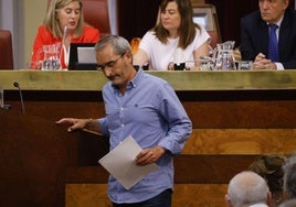 David Rodríguez, portavoz foral de Podemos.