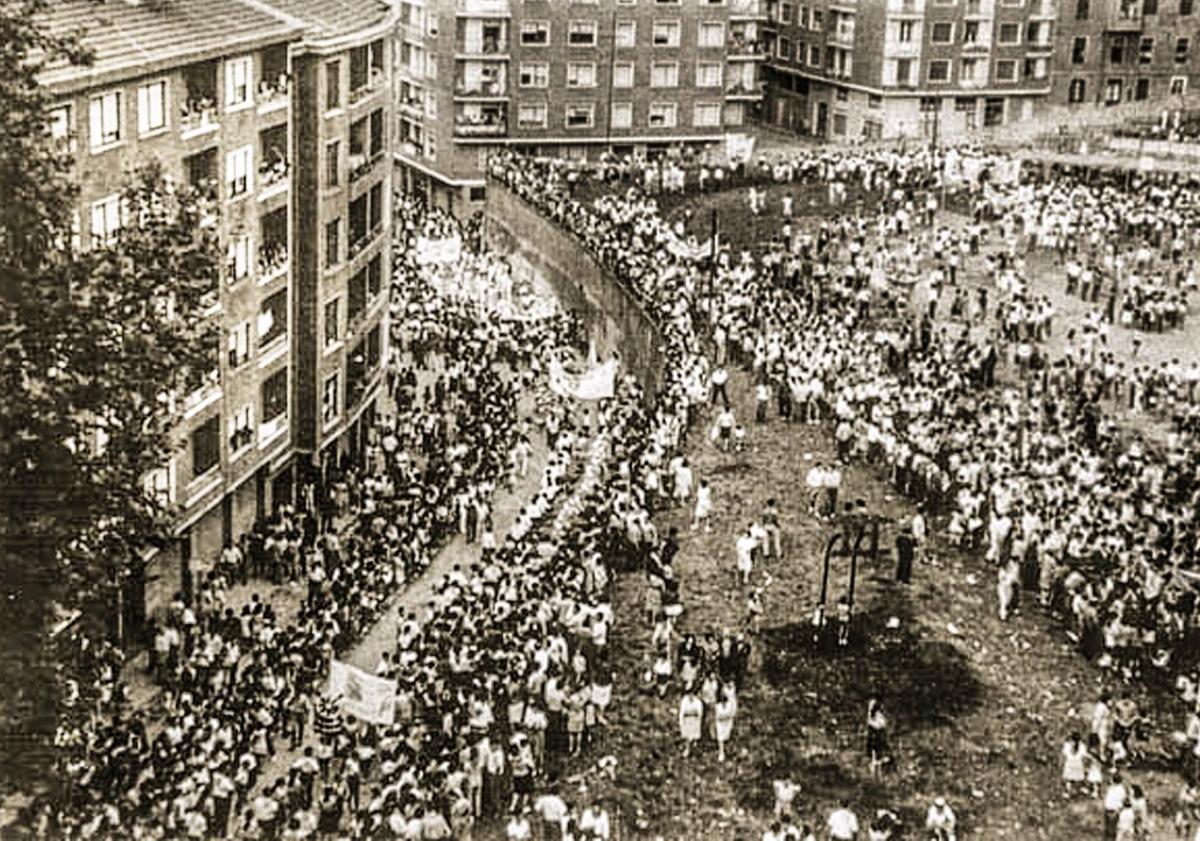 Imagen principal - Una lucha feminista a través de los años en las fiestas de Portugalete