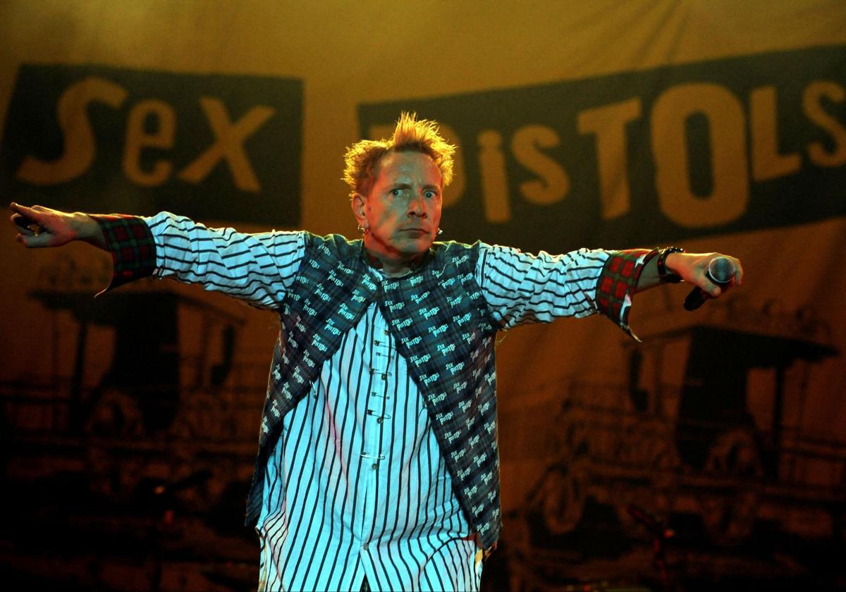 Johnny Rotten, en su anterior visita al Azkena, en 2008.