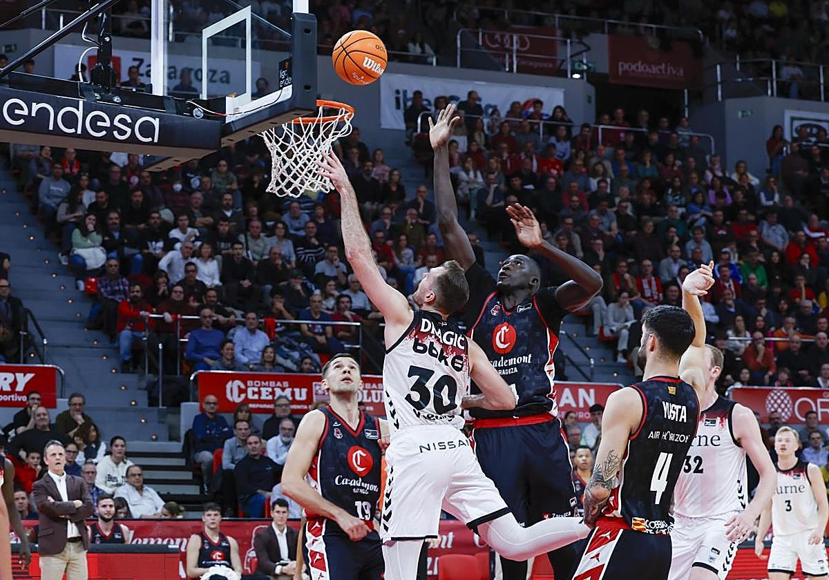 El uno a uno del Zaragoza- Bilbao Basket: Gielo, el mejor