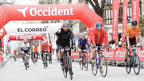 La fiesta cicloturista Bilbao-Bilbao estrena inscripción online con una «gran acogida»