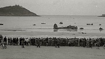 El día en que un líder nazi se estrelló en La Concha
